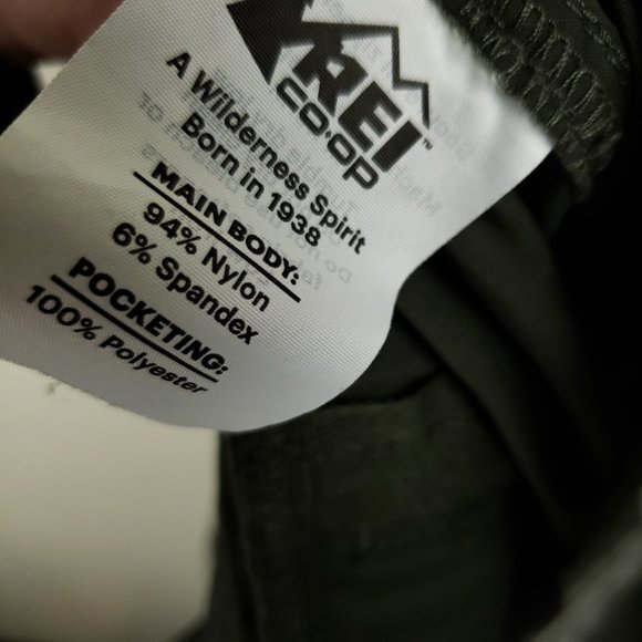 REI Co-op Sahara Women's Convertible Pants Green Outdoor Hiking Lightweight 20W - Picture 7 of 10